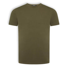 Remus Uomo Stretch Cotton Tee | Khaki