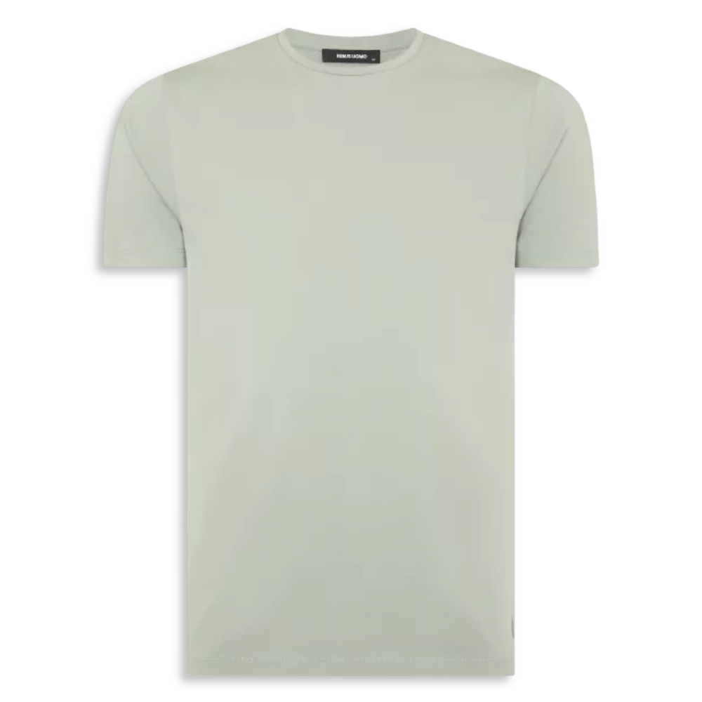 Remus Uomo Stretch Cotton Tee | Light Green