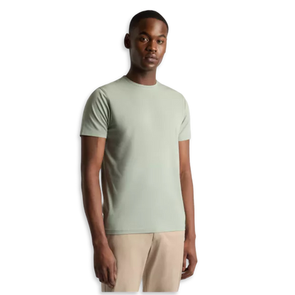 Remus Uomo Stretch Cotton Tee | Light Green
