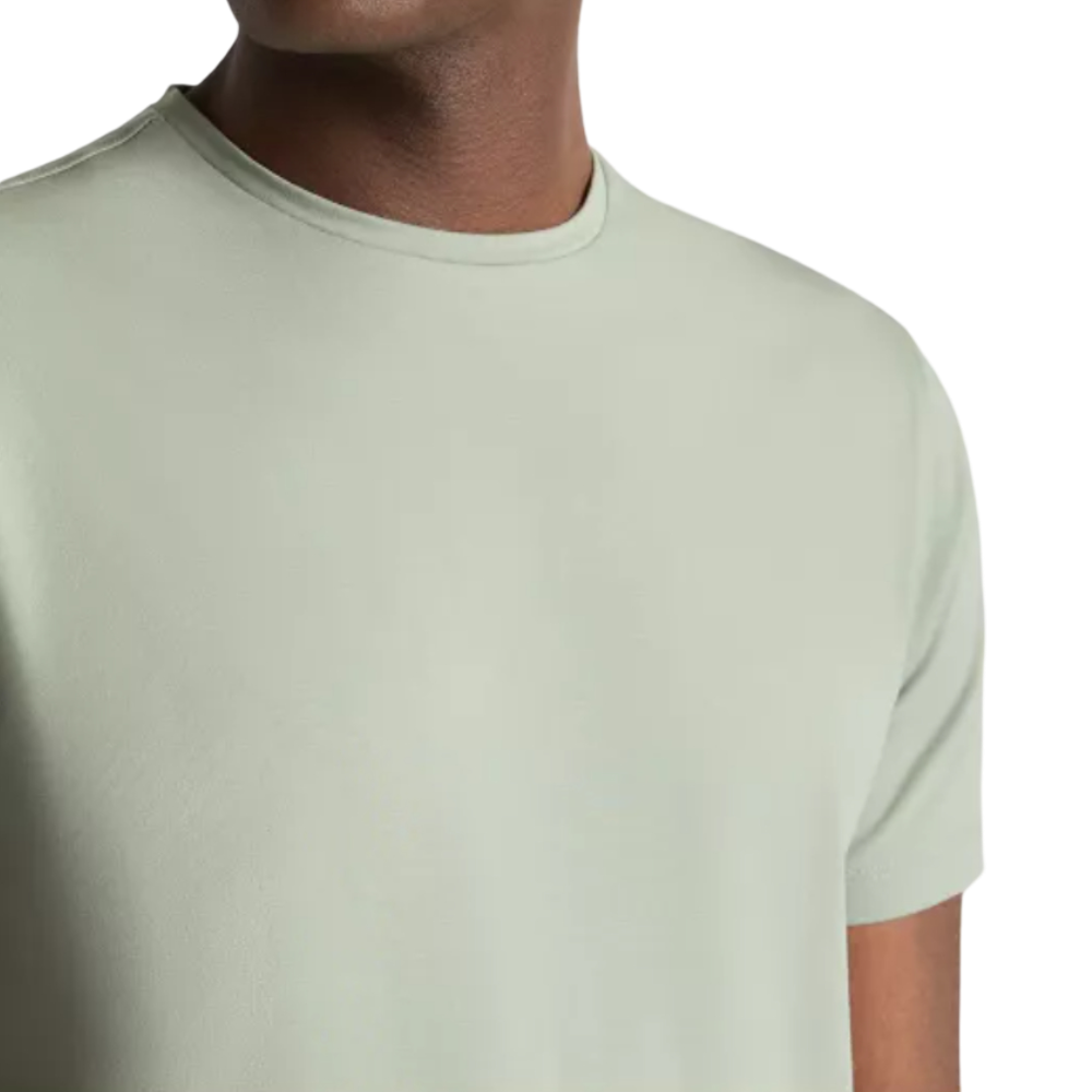 Remus Uomo Stretch Cotton Tee | Light Green
