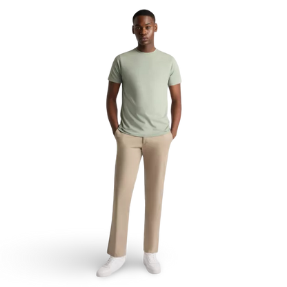 Remus Uomo Stretch Cotton Tee | Light Green