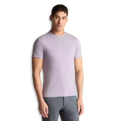 Remus Uomo Stretch Cotton Tee | Lilac