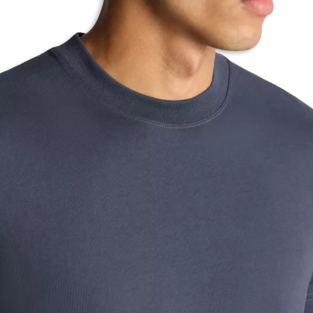 Remus Uomo Stretch Cotton Tee | Navy