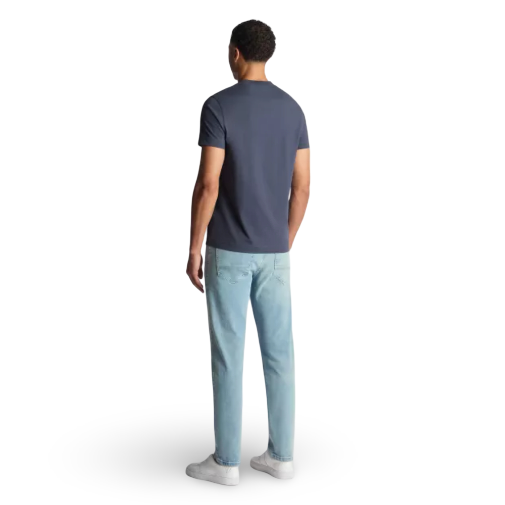 Remus Uomo Stretch Cotton Tee | Navy