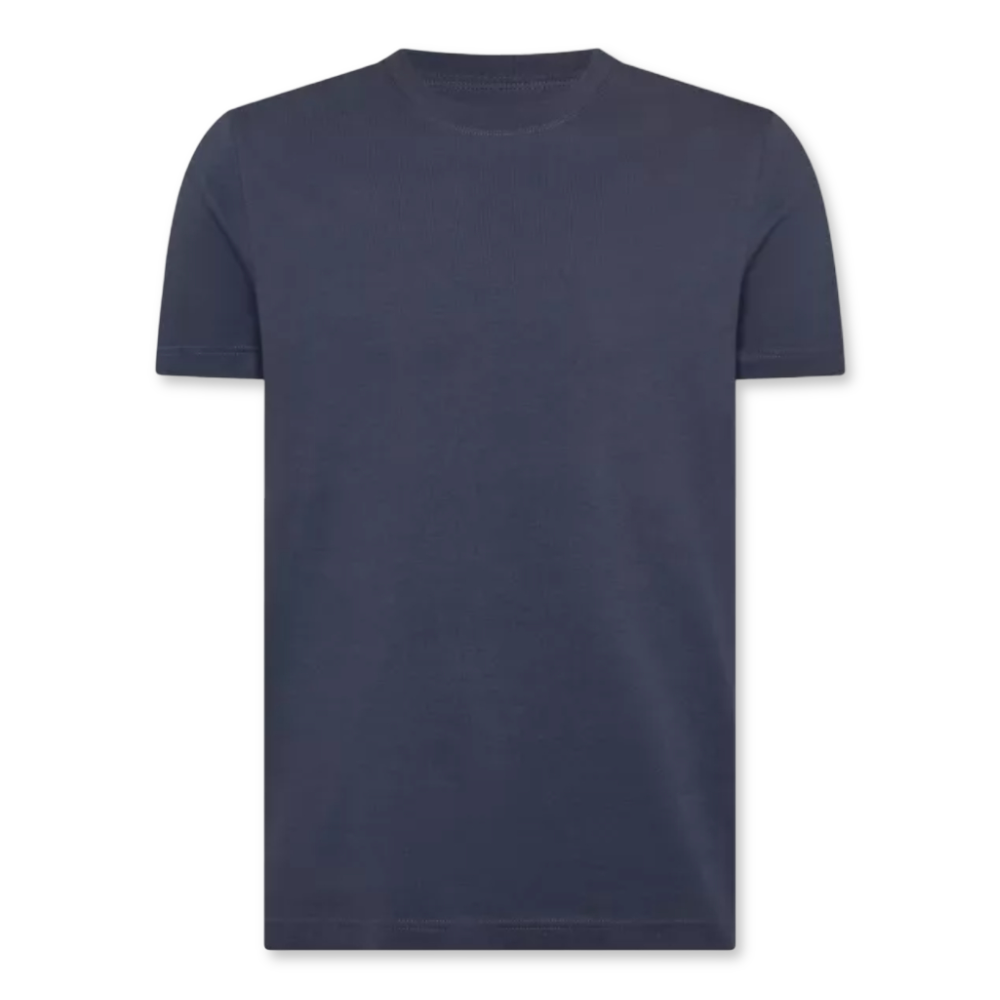 Remus Uomo Stretch Cotton Tee | Navy