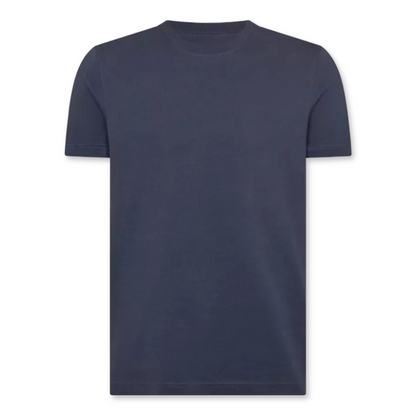 Remus Uomo Stretch Cotton Tee | Navy