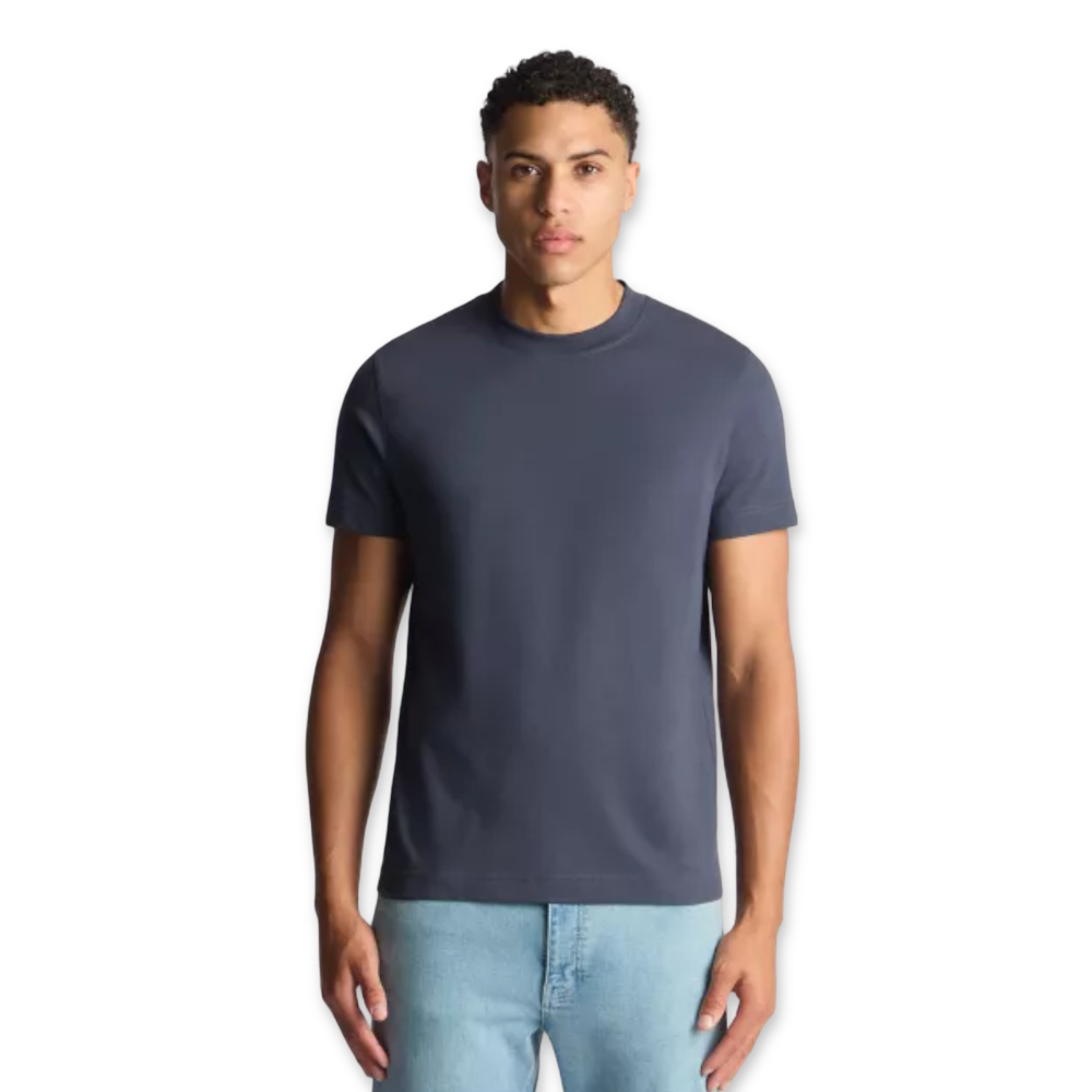Remus Uomo Stretch Cotton Tee | Navy