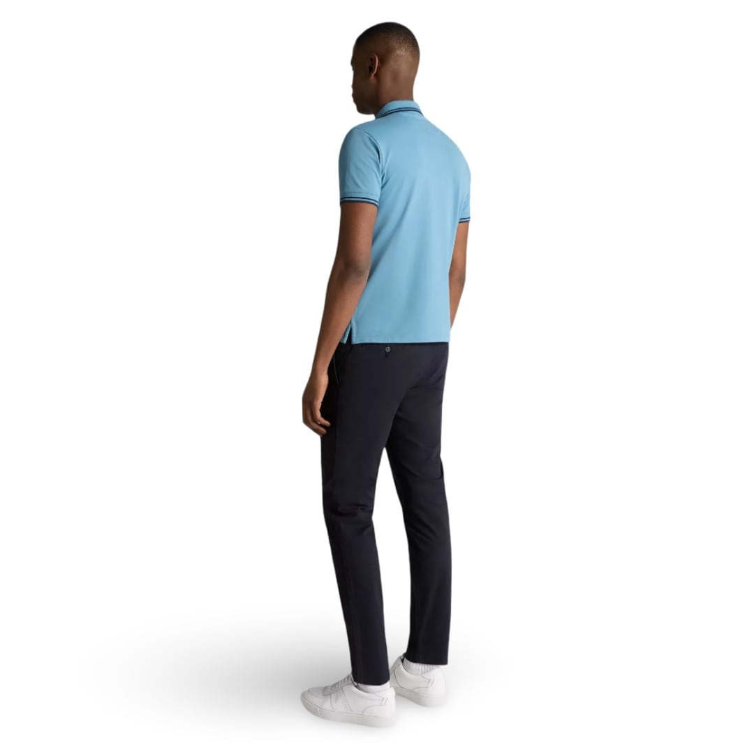 Remus Uomo Stretch Polo Shirt | Sky Blue