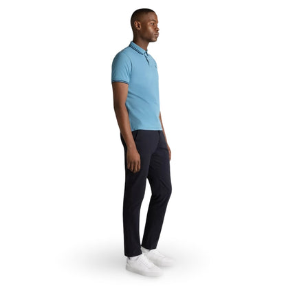 Remus Uomo Stretch Polo Shirt | Sky Blue