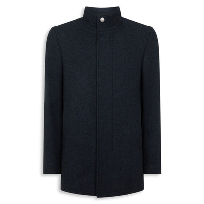Remus Uomo Wool Blend Overcoat | Jacob Navy