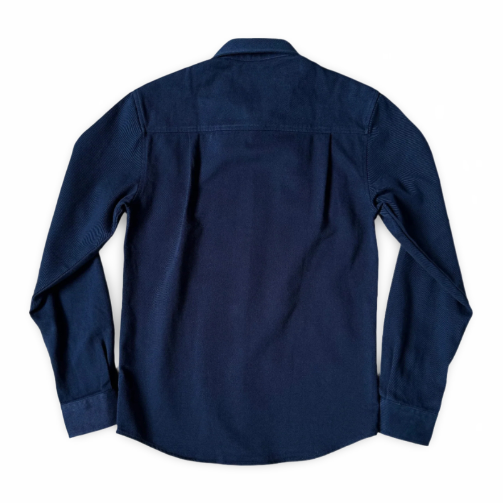 Suave Owl Twill Overshirt | Dark Navy