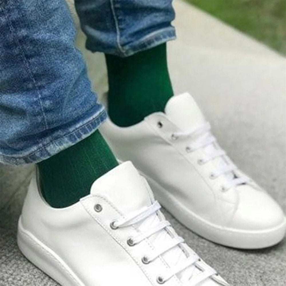 Swole Panda Bamboo Socks | Racing Green