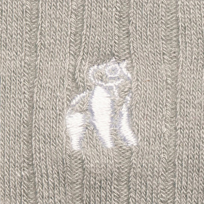 Swole Panda Bamboo Socks | Light Grey