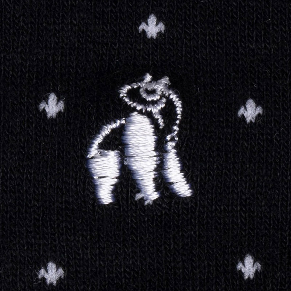 Swole Panda Bamboo Socks | Spotted Black