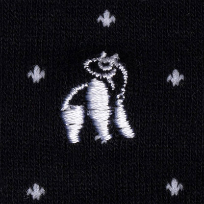 Swole Panda Bamboo Socks | Spotted Black