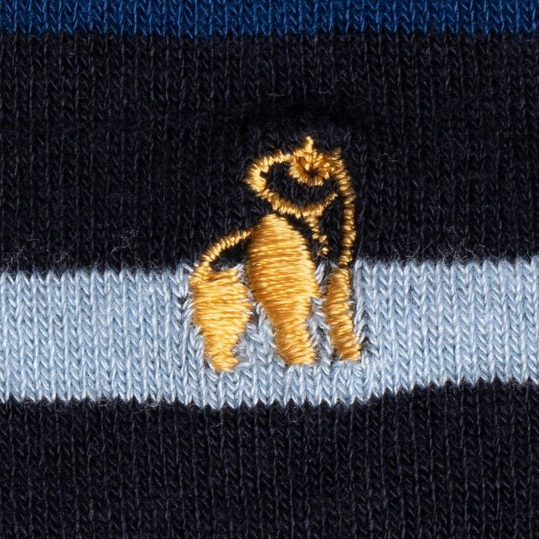 Swole Panda Bamboo Socks | Black Small Striped