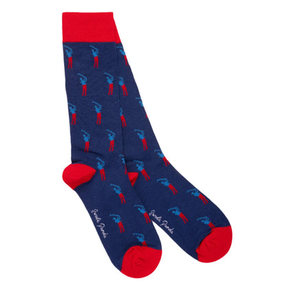 Swole Panda Bamboo Socks | Golfer