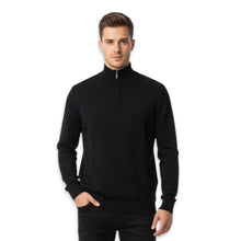 Tom Penn Half-Zip Knitwear | Black