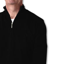 Tom Penn Half-Zip Knitwear | Black