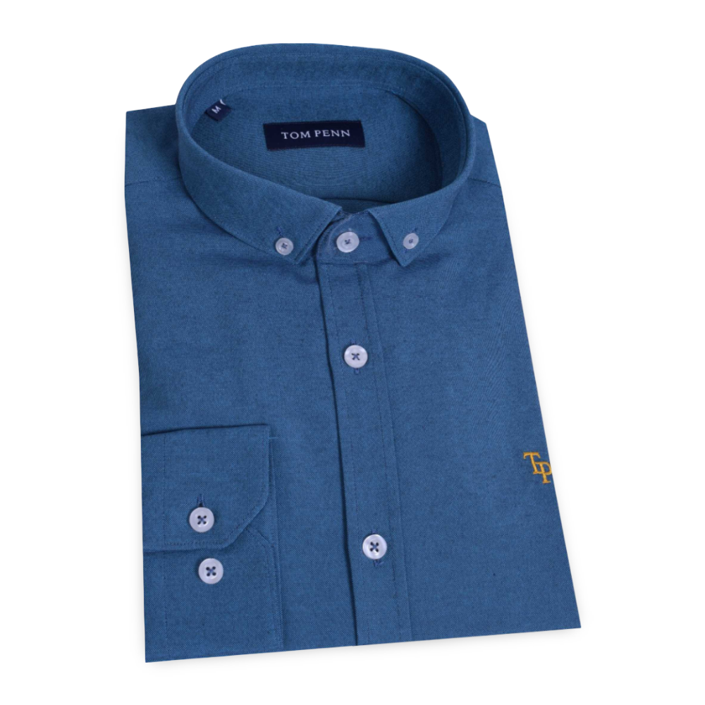 Tom Penn Oxford Shirt | Aegean Teal