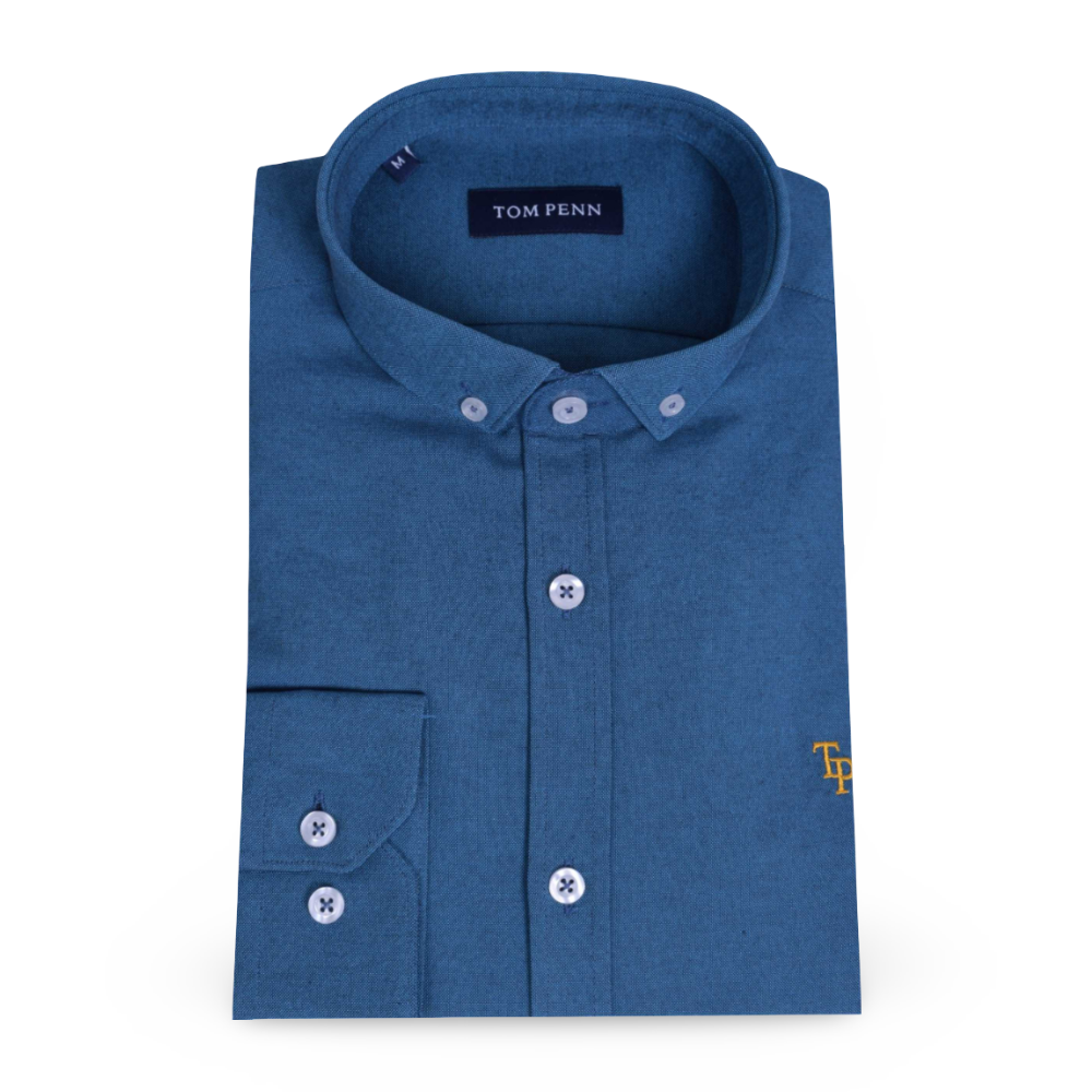 Tom Penn Oxford Shirt | Aegean Teal