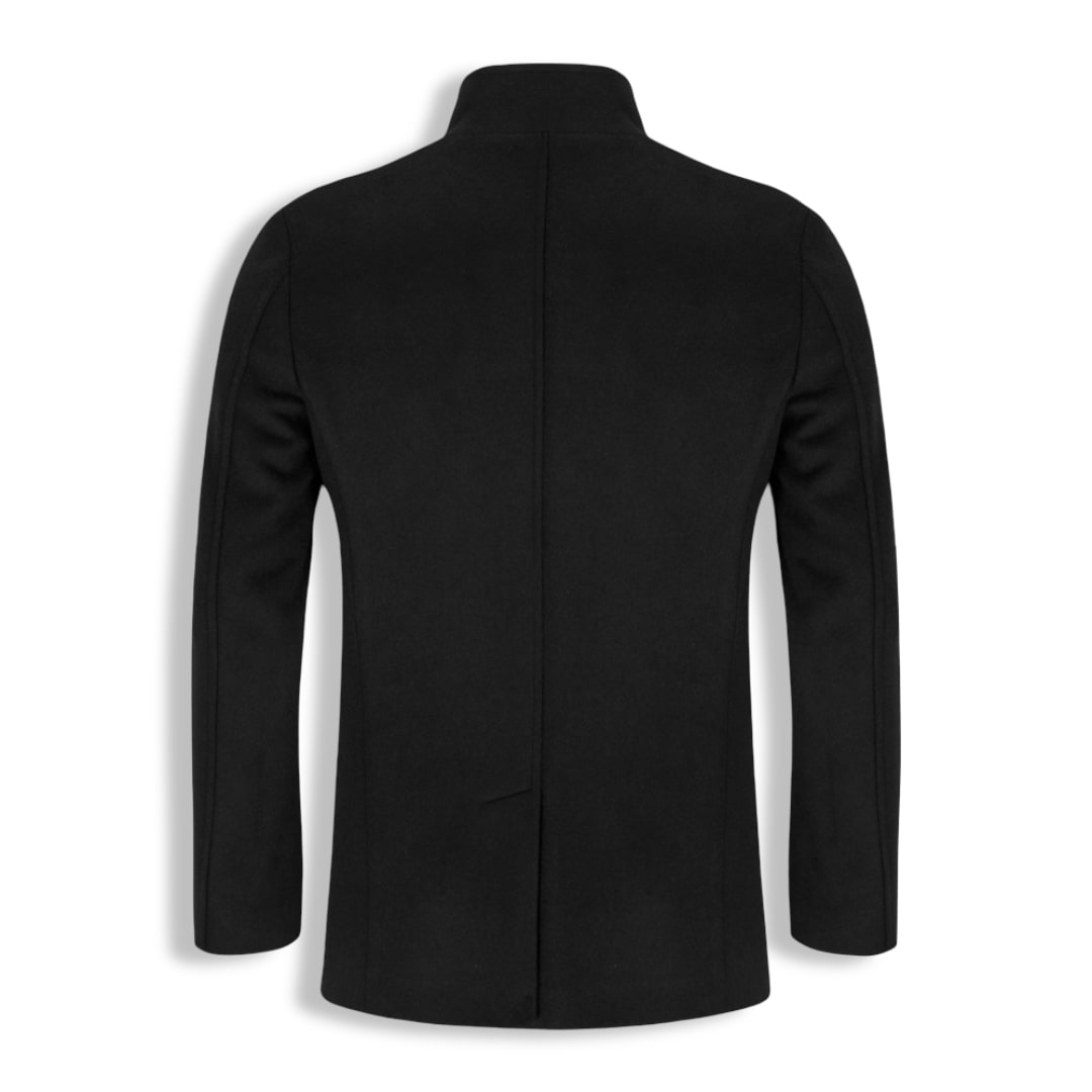 Tommy Bowe Tailoring Wool-blend Overcoat | Samuels Black