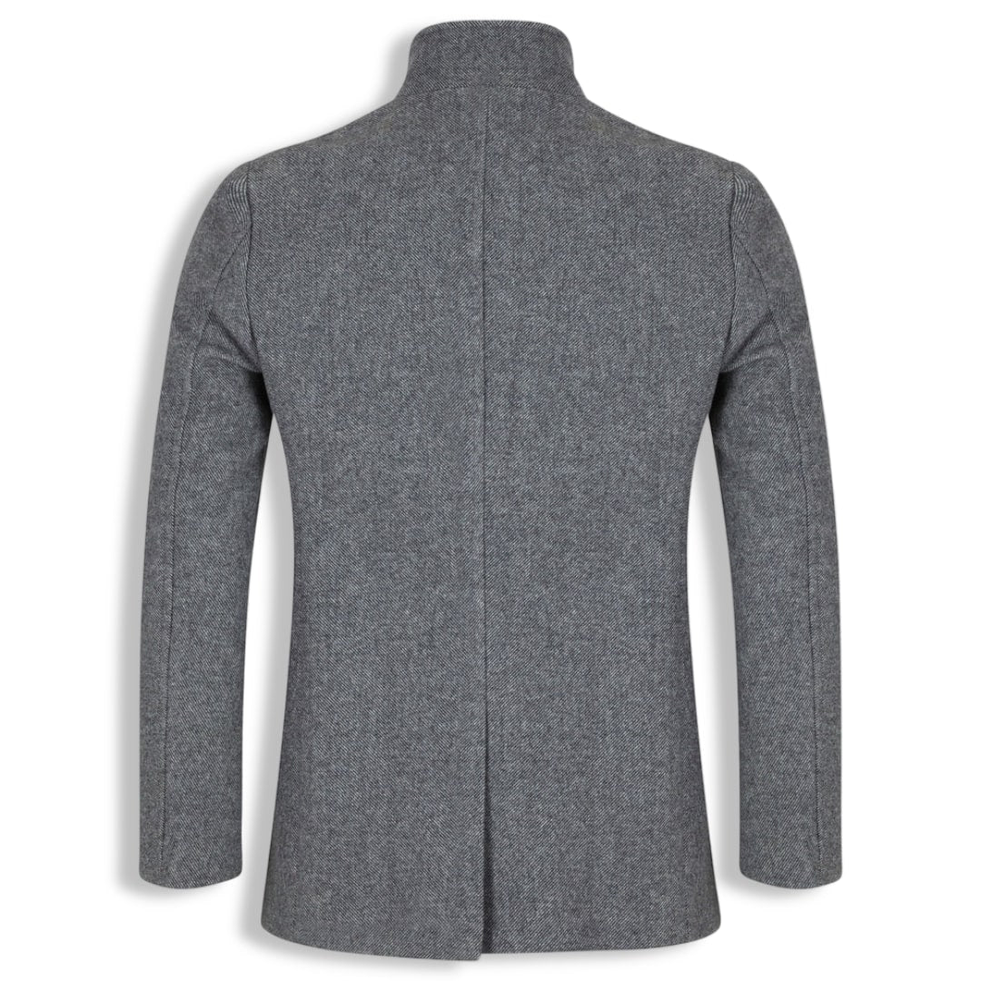 Tommy Bowe Tailoring Wool-blend Overcoat | Weston Grey Marl