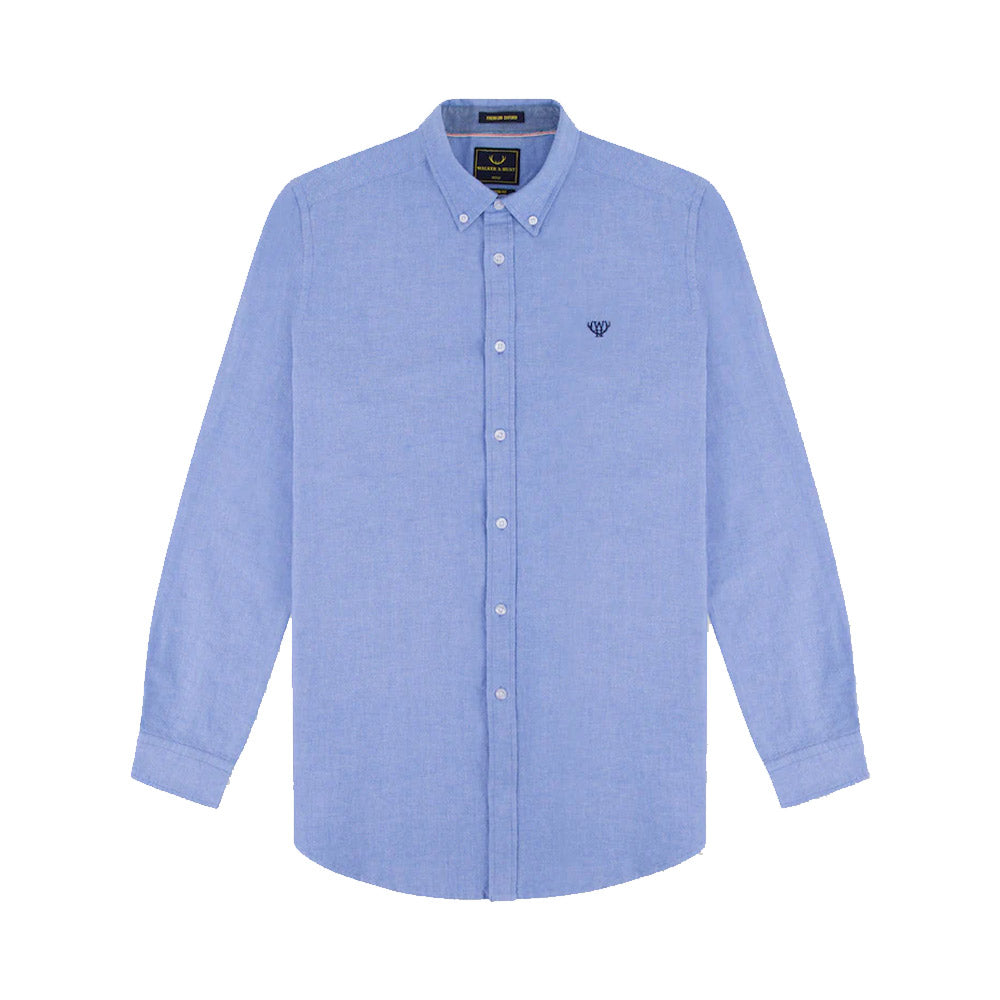 Walker & Hunt - Light Blue Oxford Shirt