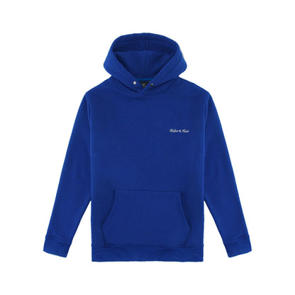 Walker & Hunt Script Hoodie | Cobalt Blue