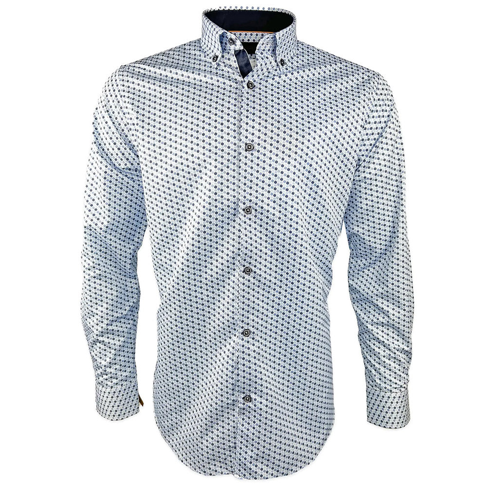 White Label Printed Shirt | Blue/Navy