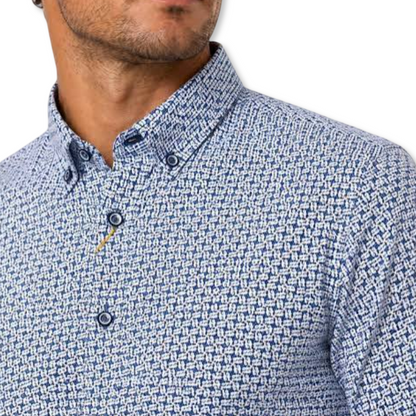 White Label Printed Shirt | 82215 Blue