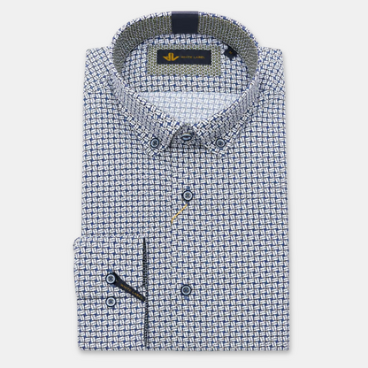 White Label Printed Shirt | 82215 Blue