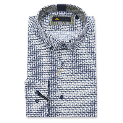 White Label Printed Shirt | 82215 Blue