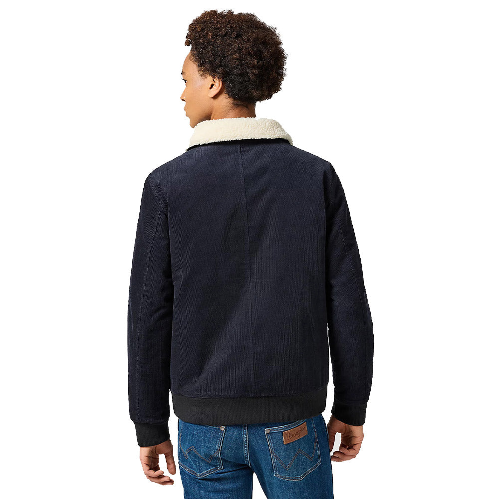 Wrangler Corduroy Aviator Jacket | Black