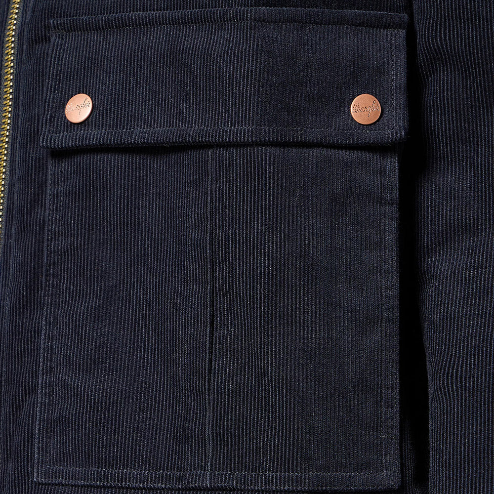 Wrangler Corduroy Aviator Jacket | Black