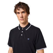 Wrangler Polo | Black with White Trim