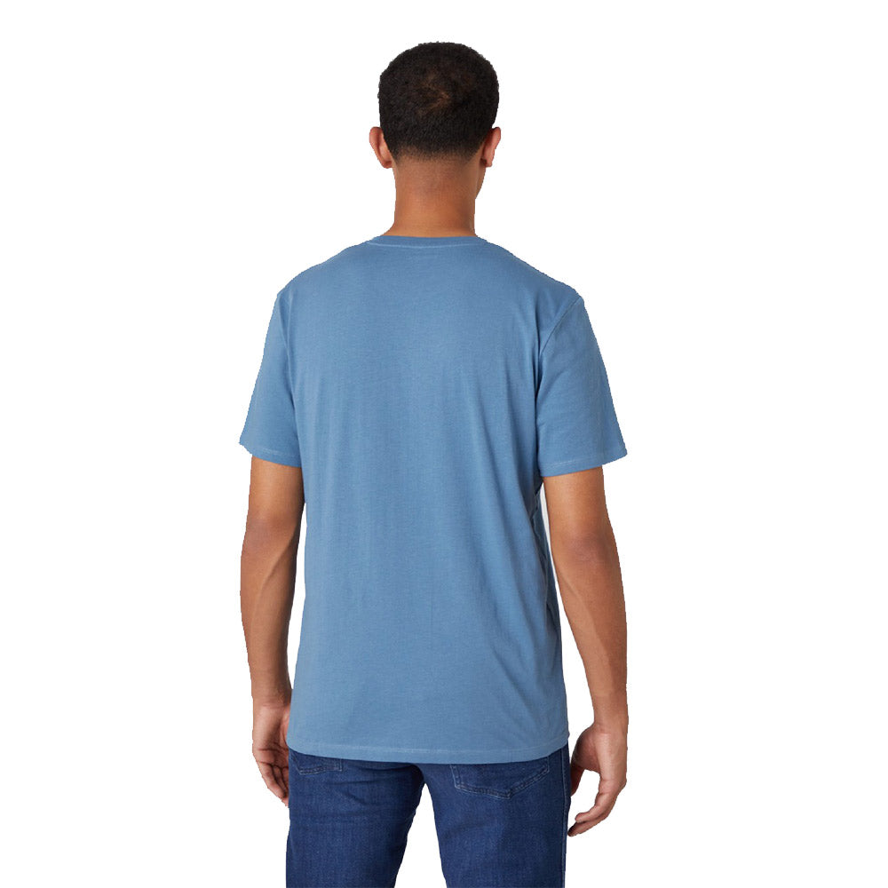 Wrangler Sign Off Tee - Captains Blue