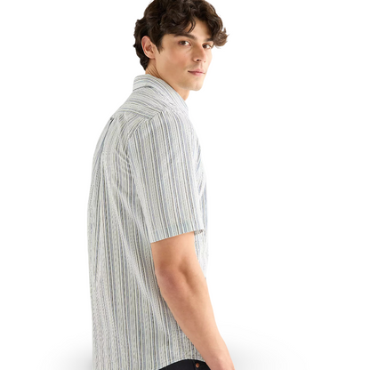 Wrangler Lightweight Shirt | True Navy Stripe