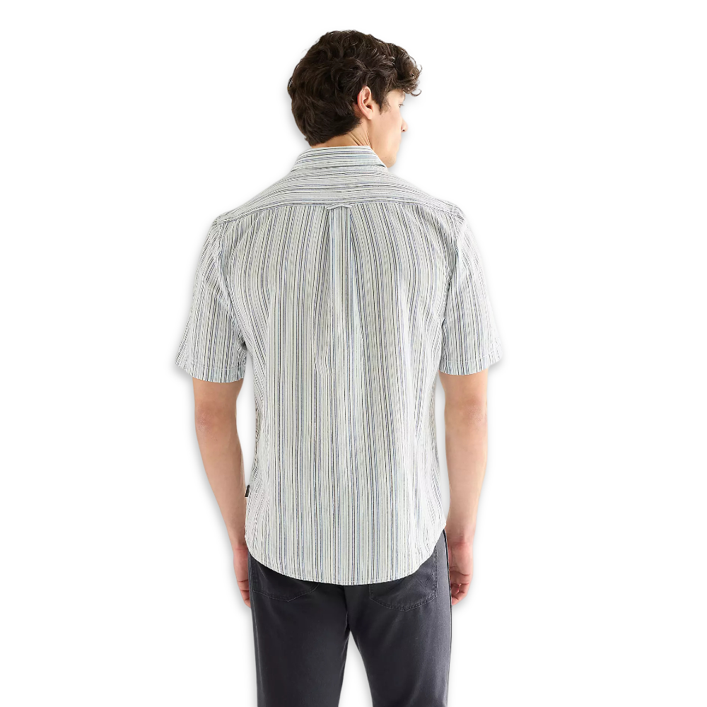 Wrangler Lightweight Shirt | True Navy Stripe