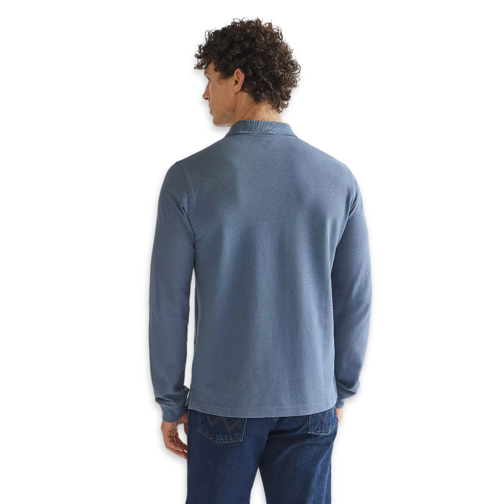 Wrangler Long Sleeve Polo | Bering Sea
