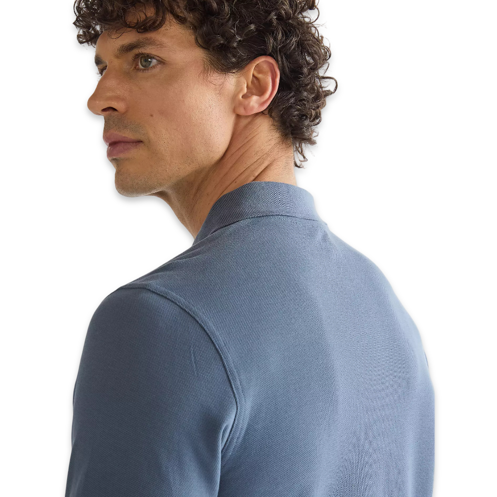 Wrangler Long Sleeve Polo | Bering Sea