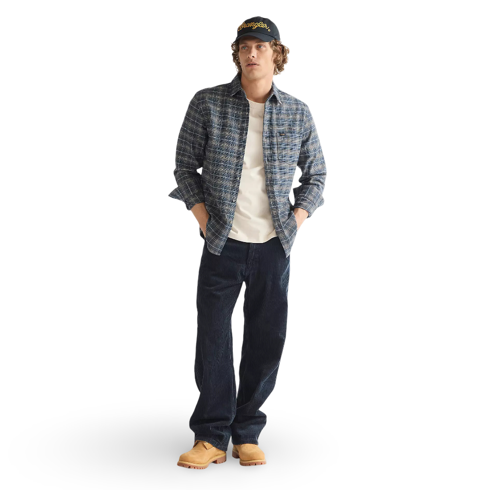 Wrangler One Pocket Shirt | Dark Navy