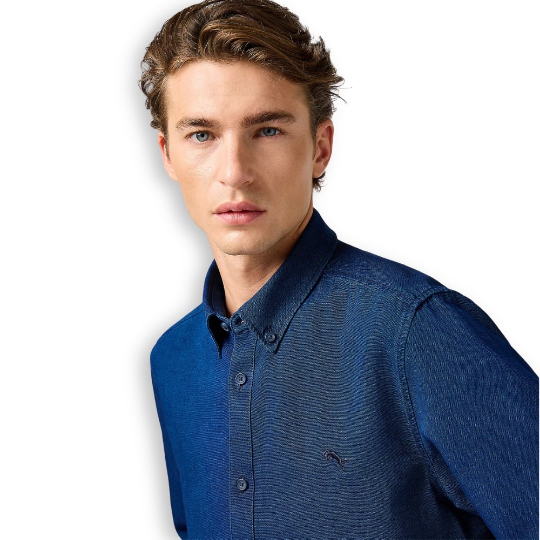 Wrangler Oxford Shirt | Indigo