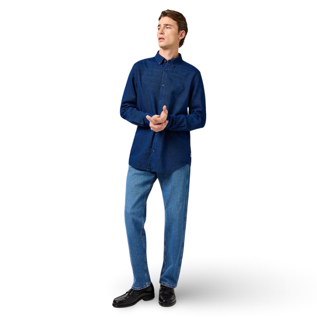 Wrangler Oxford Shirt | Indigo