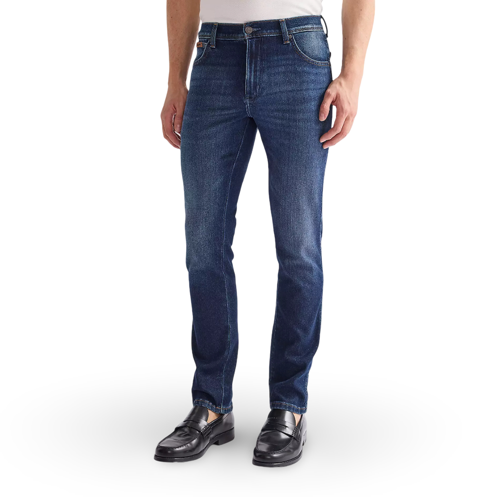 Wrangler Texas Slim Stretch Jeans | Fog