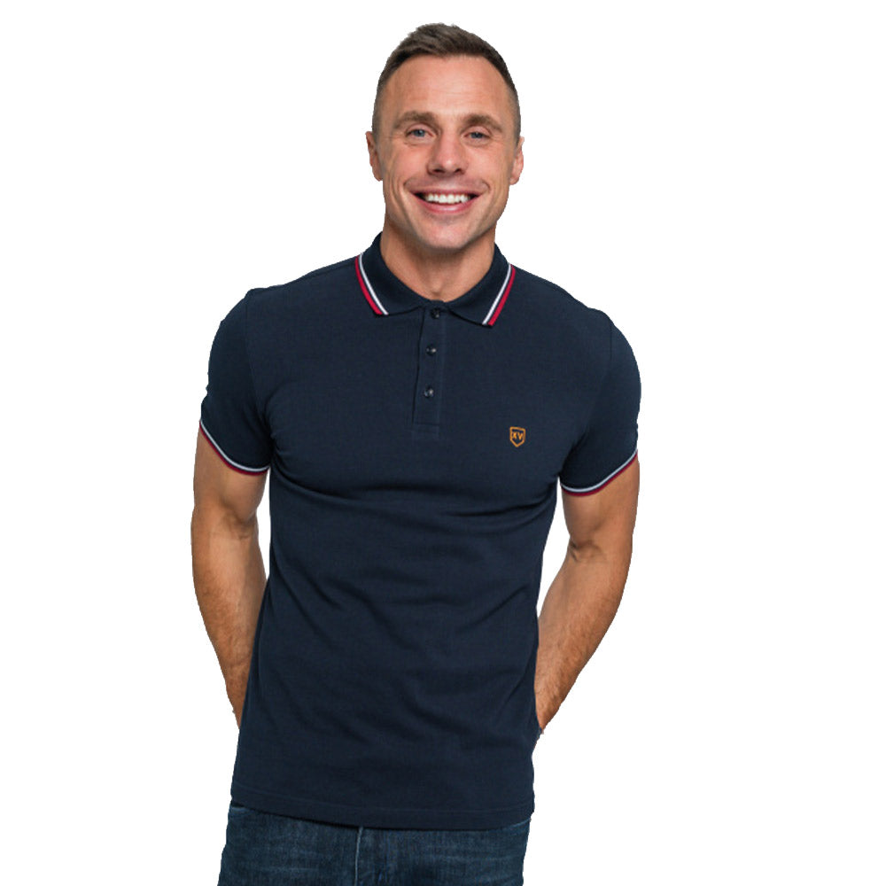 XV Kings Tommy Bowe Polo  | Ashbortan Classic Navy