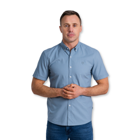 XV Kings Short Sleeve Shirt | Avusy Botany Blue
