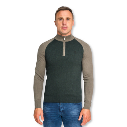 XV Kings Tommy Bowe Half Zip | Winterveldt Fern Split