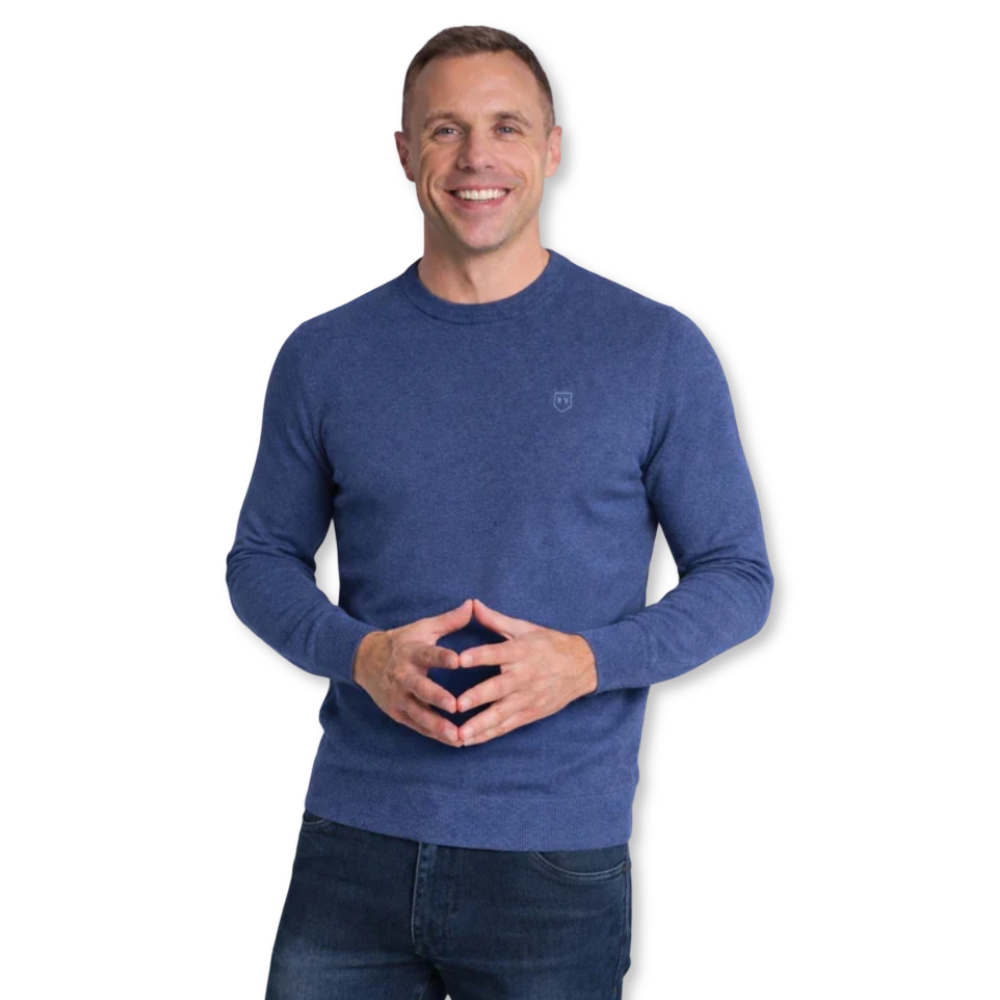 XV Kings Tommy Bowe Knitwear | Kinsale Cobalt