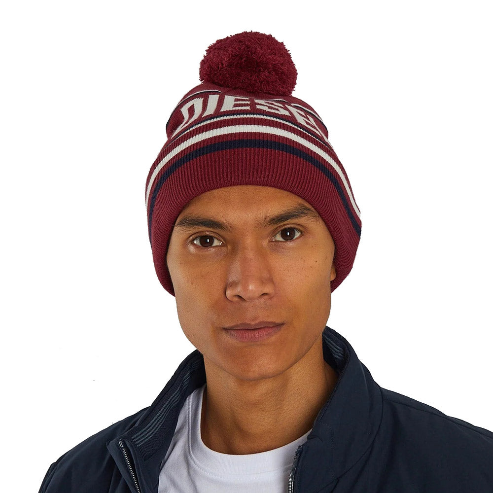 Diesel Bobble Hat | Alfie Red Plasma